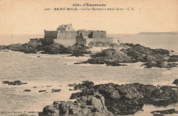 FRANCE - Saint Malo - Côte D'Émeraude - Le Fort National à Marré Haute - Carte Postale Ancienne - Saint Malo