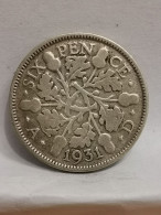 6 PENCE ARGENT 1931 GEORGE V GRANDE BRETAGNE / GREAT BRITAIN SILVER - H. 6 Pence