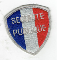 Patch Insigne Tissu Police Sécurité Publique - Ecussons Tissu