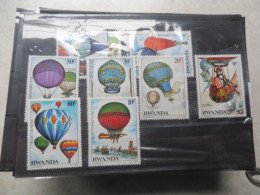 Rwanda 1202/1209 Neuf ** Mnh  Parfait Perfect 1984  Ballon Vlucht - Unused Stamps