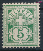 Schweiz 84 Postfrisch 1906 Ziffermuster (10194149 - Unused Stamps