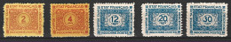 INDOCHINE. Timbres-taxe De 1944. - Strafport