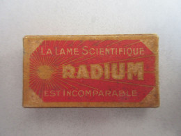 Boite Complète De 10 Lames De Rasoir RADIUM - Complet Box Of 10 Rasor Blades - Lamette Da Barba