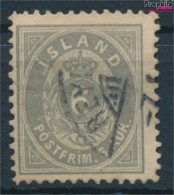 Island 7B Gestempelt 1876 Ziffer Mit Krone (10174717 - Vorphilatelie