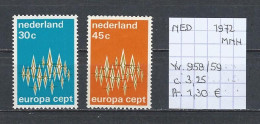 (TJ) Europa CEPT 1972 - Nederland YT 958/59 (postfris/neuf/MNH) - 1972