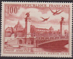 Grand Palais Et Pont Alexandre III - FRANCE - Paris - Aviation - N° 28 * - 1949 - 1927-1959 Mint/hinged