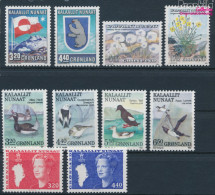 Dänemark - Grönland Postfrisch Margarethe 1989 Margarethe, Vögel, Blmen, Autonomie  (10174756 - Unused Stamps