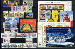 2003 SAN MARINO Annata Completa (year Complete As Scan)  MNH ** - Full Years