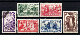 Soudan - 1937  - Exposition Internationale  De Paris - N° 93 à 98  - Oblit - Used - Usati