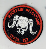 Patch Insigne Tissu Stoda 153 Mountain Operationg - Stoffabzeichen