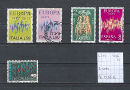 (TJ) Europa CEPT 1972 - 3 Sets (gest./obl./used) - 1972