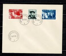 1955 964/966 FDC (Bruxs)  : Karel V - 1951-1960