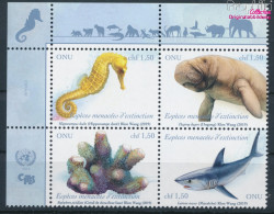 UNO - Genf 1074-1077 Viererblock (kompl.Ausg.) Postfrisch 2019 Gefährdete Arten (10194045 - Unused Stamps