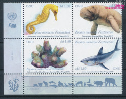 UNO - Genf 1074-1077 Viererblock (kompl.Ausg.) Postfrisch 2019 Gefährdete Arten (10194049 - Nuovi