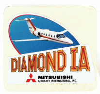 Autocollant Aéronautique Mitsubishi Diamond IA - Aviation