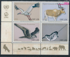 UNO - Genf 1106-1109 Viererblock (kompl.Ausg.) Postfrisch 2020 Gefährdete Arten (10194021 - Unused Stamps