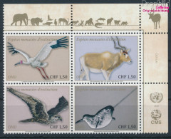 UNO - Genf 1106-1109 Viererblock (kompl.Ausg.) Postfrisch 2020 Gefährdete Arten (10194022 - Unused Stamps