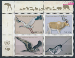 UNO - Genf 1106-1109 Viererblock (kompl.Ausg.) Postfrisch 2020 Gefährdete Arten (10194023 - Unused Stamps