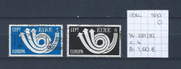 (TJ) Europa CEPT 1973 - Ierland YT 291/92 (gest./obl./used) - 1973