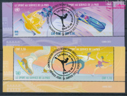 UNO - Genf 1163-1166 Paare (kompl.Ausg.) Gestempelt 2022 Olympische Winterspiele (10193997 - Used Stamps