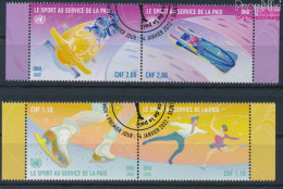 UNO - Genf 1163-1166 Paare (kompl.Ausg.) Gestempelt 2022 Olympische Winterspiele (10193998 - Used Stamps