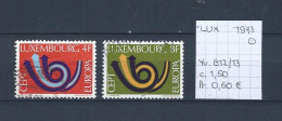 (TJ) Europa CEPT 1973 - Luxemburg YT 812/13 (gest./obl./used) - 1973