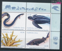 UNO - Wien 1051-1054 Viererblock (kompl.Ausg.) Postfrisch 2019 Gefährdete Arten (10193975 - Unused Stamps