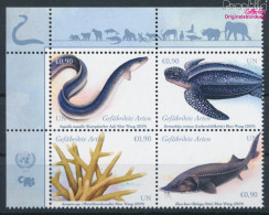 UNO - Wien 1051-1054 Viererblock (kompl.Ausg.) Postfrisch 2019 Gefährdete Arten (10193976 - Neufs