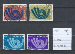 (TJ) Europa CEPT 1973 - 2 Sets (gest./obl./used) - 1973
