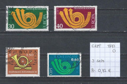 (TJ) Europa CEPT 1973 - 3 Sets (gest./obl./used) - 1973