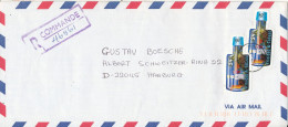 Trinidad & Tobago Registered Air Mail Cover Sent To Germany 4-4-2000 (see The Stamps) - Trinidad Y Tobago (1962-...)