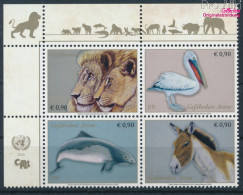 UNO - Wien 1078-1081 Viererblock (kompl.Ausg.) Postfrisch 2020 Gefährdete Arten (10193934 - Nuevos