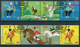 UNO - Wien 1106-1111 Viererstreifen (kompl.Ausg.) Gestempelt 2021 Olympische Sommerspiele (10193905 - Used Stamps