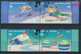 UNO - Wien 1146-1149 Paare (kompl.Ausg.) Gestempelt 2022 Olympische Winterspiele (10193902 - Used Stamps