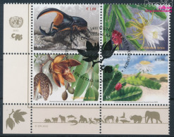 UNO - Wien 1150-1153 Viererblock (kompl.Ausg.) Gestempelt 2022 Gefährdete Arten (10193897 - Used Stamps