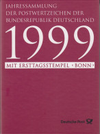 Bund Jahressammlung 1999 Mit Ersttagstempel Bonn Gestempelt - Komplett - Jahressammlungen