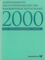 Bund Jahressammlung 2000 Mit Ersttagstempel Bonn Gestempelt - Komplett - Annual Collections
