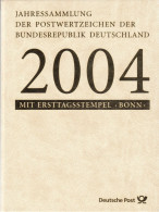 Bund Jahressammlung 2004 Mit Ersttagstempel Bonn Gestempelt - Komplett - Jahressammlungen