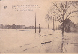 3726	191	Liege Crue De La Meuse 1925 1926 Vue Prise Vers Le Quai Saint Leonard (zie Hoeken) - Liege