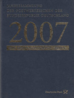 Bund Jahressammlung 2007 Mit Ersttagstempel Bonn Gestempelt - Komplett - Jahressammlungen