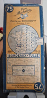 Carte Routière Michelin N°75 Bordeaux-Tulle Feuille 75-1946 - Roadmaps