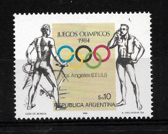 ARGENTINA 1984 OLYMPIC GAMES LOS ANGELES 84 OLYMPIC RINGS SPORTS SC 1469 MI 1698 - Ongebruikt