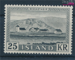 Island 319 (kompl.Ausg.) Postfrisch 1957 Freimarke: Bessastadir (10230577 - Ongebruikt