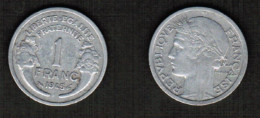 FRANCE   1 FRANC 1945 (KM # 885a.1) #7548 - 1 Franc