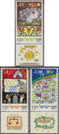 Israel 1198-1200 With Tab (complete Issue) Unmounted Mint / Never Hinged 1991 Holidays - Unused Stamps (with Tabs)