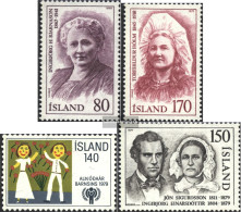 Iceland 541-542,543,545 (complete Issue) Unmounted Mint / Never Hinged 1979 Special Stamps - Ungebraucht