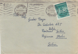 SOCCER, STAMPS ON COVER, 1953, ROMANIA - Lettres & Documents