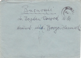 SAVINGS BANK ADVERTISING, STAMPS ON COVER, 1954, ROMANIA - Brieven En Documenten