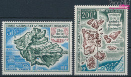 Französ. Gebiete Antarktis 58-59 (kompl.Ausg.) Postfrisch 1970 Inselgruppe Adelieland (10174628 - Neufs