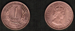 BRITISH CARIBBEAN TERRITORIES   1 CENT 1965 (KM # 2) #7554 - Britse-karibisher Territorien